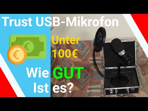 USB Mikrofon UNTER 100€: Trust GTX 252 Emita für ~80€ Unpacking & Test - Video Streaming Mikrofon