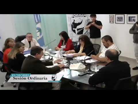 La Voz TV: sesión Concejo Deliberante de Plaza Huincul
