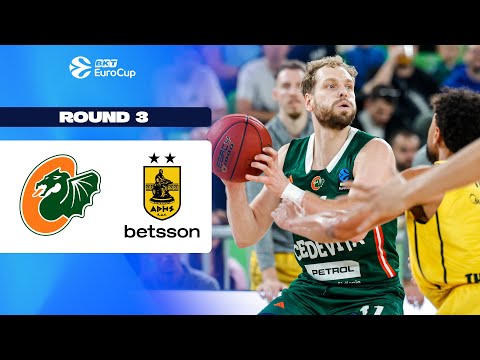 Cedevita Olimpija vs Aris | Round 3 | EuroCup Basketball 2025/26
