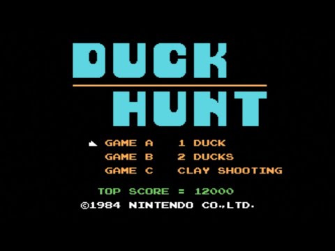 [RETRO] (NES) DUCK HUNT GAME PLAYTHROUGH (Shortplay No Commentary)
