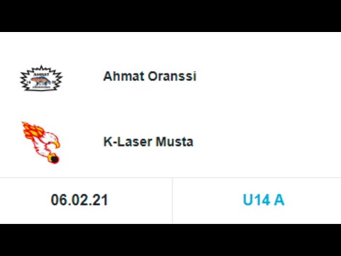 Ahmat Oranssi vs K-Laser Musta (U14 A)