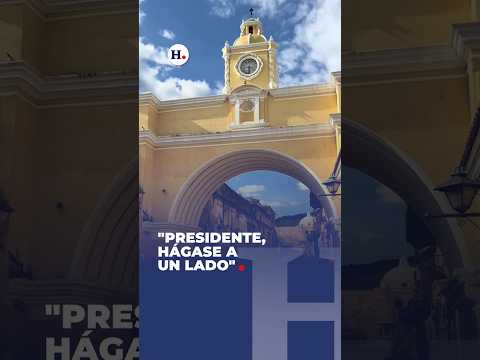 Juan Manuel Asturias, alcalde de Antigua Guatemala, arremete contra el presidente