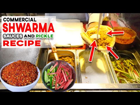How to make Garlic Mayo  / Restaurant Style Shawarma Sauces and Pickle Recipe / Kun Foods