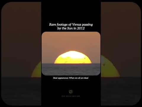 Venus seen passing by the Sun. #learnaboutspace #learn #knowledge #spacesciencechannel #astronomy
