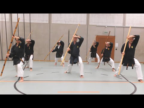 Kobudo Martial Art - Excerpt Bo-Kata Choun No Kon