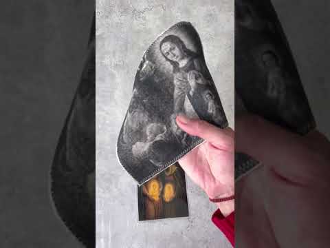 Миниатюра изображения товара Икона Wolves Для защиты детей и материнства с молитвой 5341