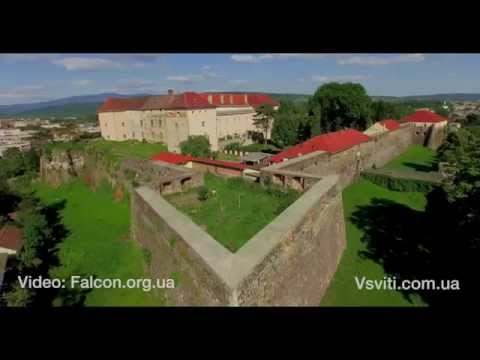 Ужгородський замок з висоти