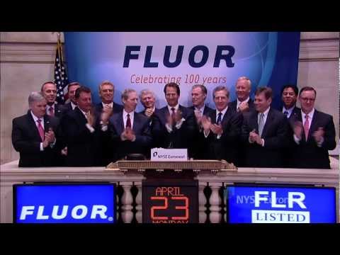 Fluor Corporation celebrates its 100-year anniversary and rings the NYSE Opening Bell