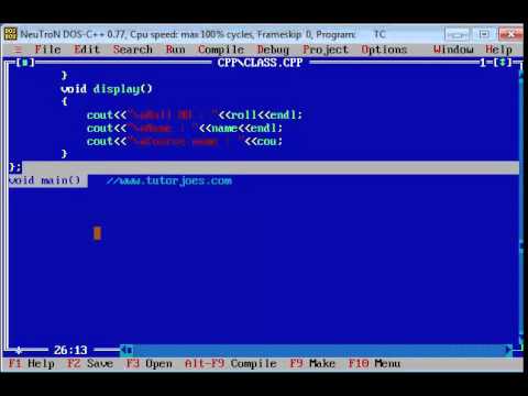 Basic Class Program In C Tamil