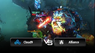 Teamwipe by C9 vs Alliance @ DreamLeague Season 1