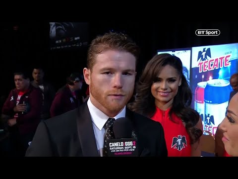 Canelo v GGG 2 press conference: Canelo Alvarez's official individual pre-fight interview