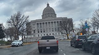 Jill, I love you! - vehicle pursuit past the Missouri State Capitol - Jefferson City, MO