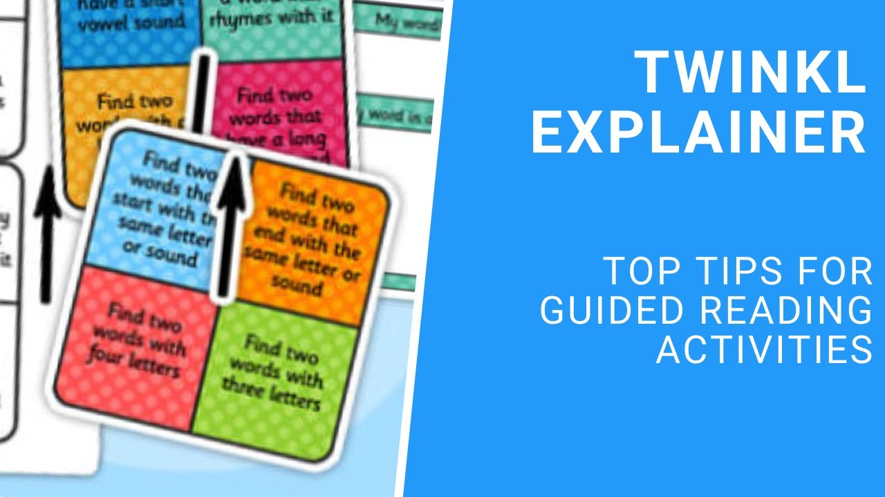 Top Tips for Guided Reading Activities
