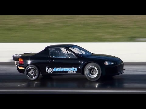 MSTCHF LS AUTOWORKS HONDA CRX TURBO 8.61 @ 179 MPH 17.5.2014