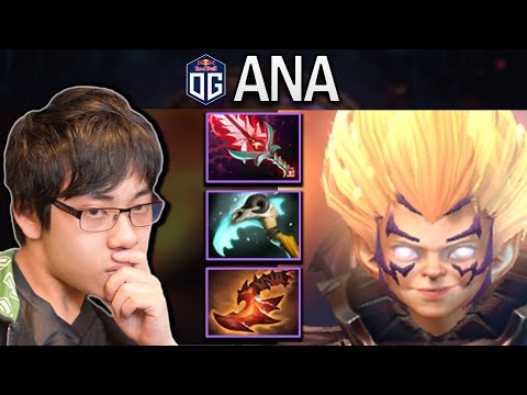 OG.ANA SMURF INVOKER WITH OVERWHELMING BLINK - DOTA 2 7.30E GAMEPLAY