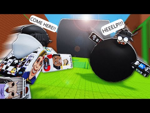 ROLL YOUR FAT FRIEND IN THIS ROBLOX GAME...