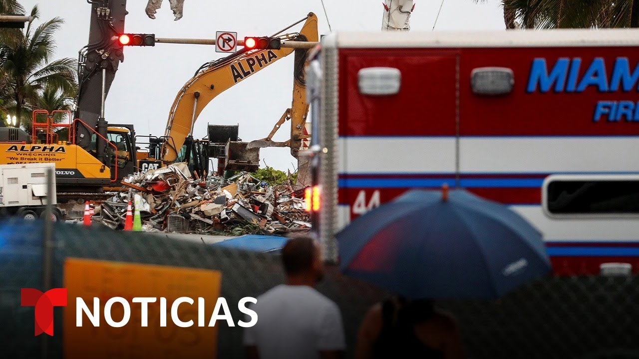 Aumenta a 36 la cifra de víctimas tras el derrumbe del edificio en Surfside