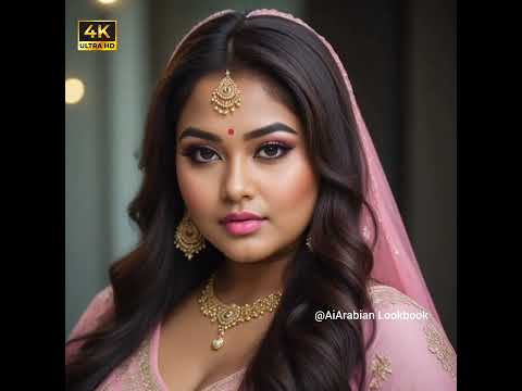 Plus Size Model Indian Saree | Curvy Beauty in Elegant Pink Saree Lookbook