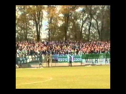 DERBY RADOMIA 2010: Struga "płynie" -doping całych trybun