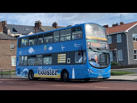 Go North East Coaster Wright Gemini B5LH 6070 Service 1A North Shields to Tynemouth