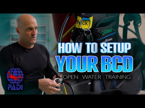 How to setup your Scuba BCD  Open Water Scuba Course - Part 1