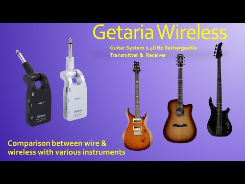 Getaria Wireless System - wire to wireless comparison