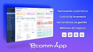 Con Ecomm-App vendé más en Mercado Libre, Controlá tu stock y Facturá automáticamente tus ventas
