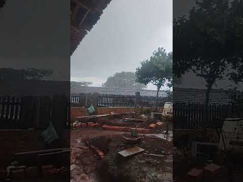 início da chuva em Jaguariaíva Paraná #jaguariaiva #chuva