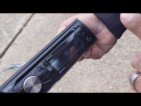 Boss car radio model 508-UAB review and installation
