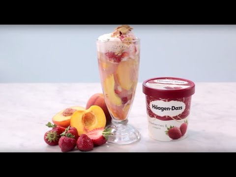 Chef Dan Doherty's Peach Melba Recipe - Häagen-Dazs