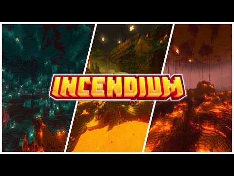 This Minecraft Mod Improve The Nether Dimension! [Incendium 1.18-1.19.3, Fabric&Forge]