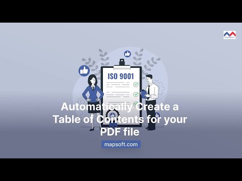 Automatically Create a Table of Contents for Your PDF