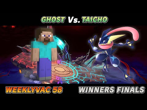 WeeklyVac 58 - SSBU - Ghost (Steve) vs Taicho (Greninja)