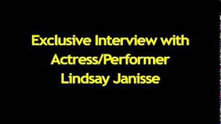 Interview with actress Lindsay Janisse regarding \