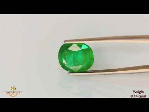 Emerald 9.14ct. (Super Premium) video