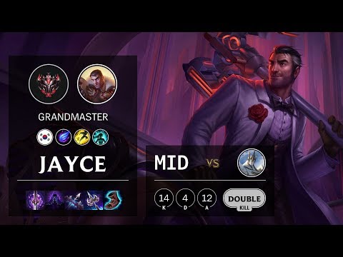 Jayce Mid vs Galio - KR Grandmaster Patch 10.9