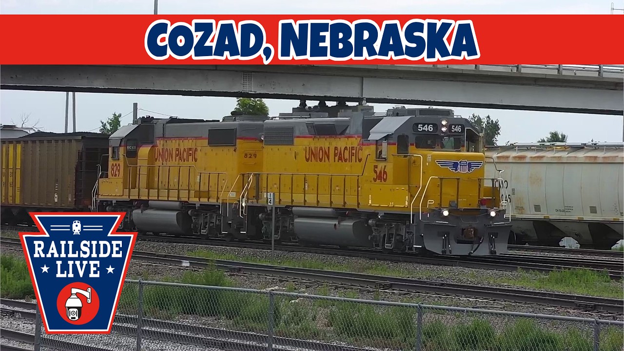 Live webcam view of Cámara Ferroviaria y Silos de Cozad