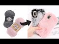 DIY HOW TO MAKE PLUSH PHONE CASE With WOOL At HOME EASY QUICK And CHEAP