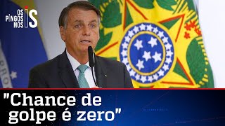 Mídia celebra que Bolsonaro não dará o golpe que nunca falou que ia dar