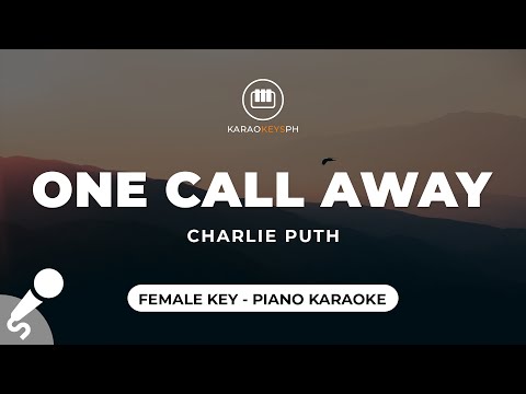 One Call Away - Charlie Puth (Female Key - Piano Karaoke)