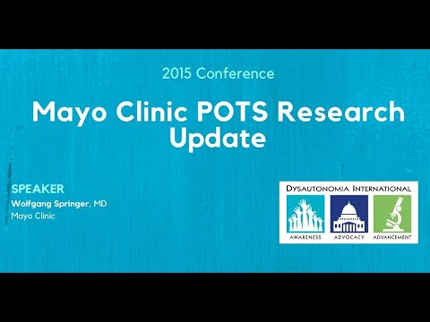 Mayo Clinic POTS Research Update - Dr. Wolfgang Singer