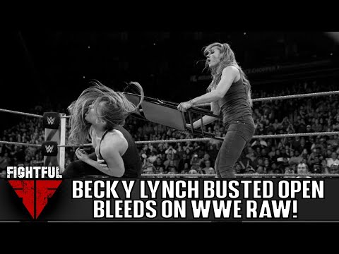 Fightful Reacts: Becky Lynch Busted Open At The End Of WWE Raw