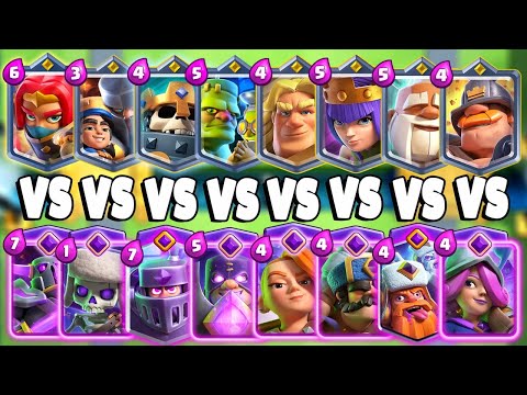 CHAMPIONS CARDS vs EVOLVED CARDS #3 - Clash Royale Challenge