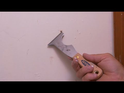 How to fill holes in walls from nails or screws.  |  Hyde Tools
