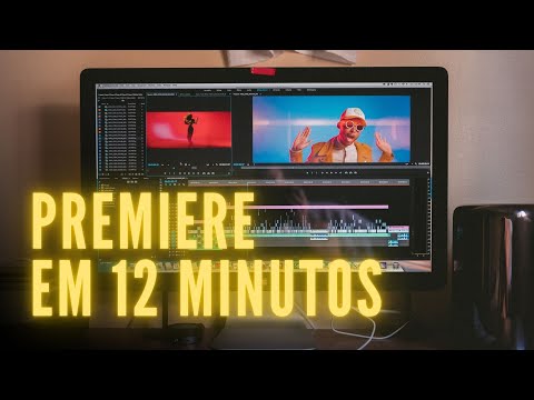 APRENDA COMO EDITAR NO ADOBE PREMIERE em 12 MINUTOS - Tutorial para Iniciantes 2022