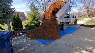 Mulch delivery, 10 cubic yards