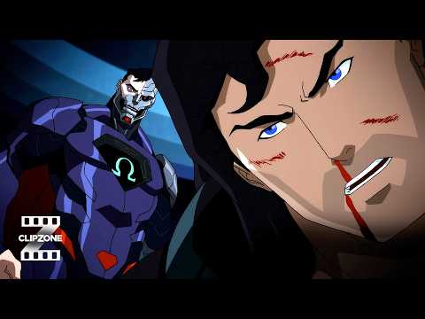 Black Suit Vs Cyborg Superman