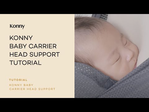 Konny Baby Carrier Head Support | Tutorials