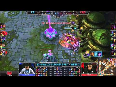 C9 vs CRS - 2014 NA LCS Summer Split W2D1 [Highlights]