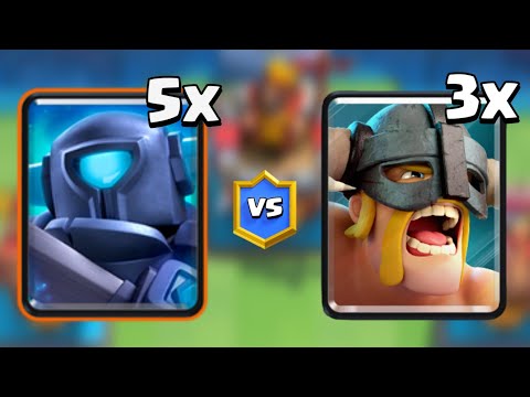 5x Mini Pekka (ANA) vs 3x Elite Barbarians !